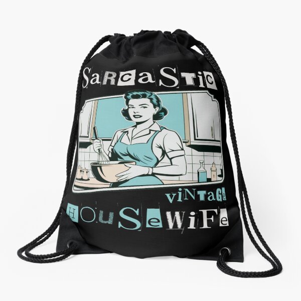 Item preview, Sarcastic Vintage Housewife ideal for any woman who loves humor and classic style designed and sold by ketkacreations.