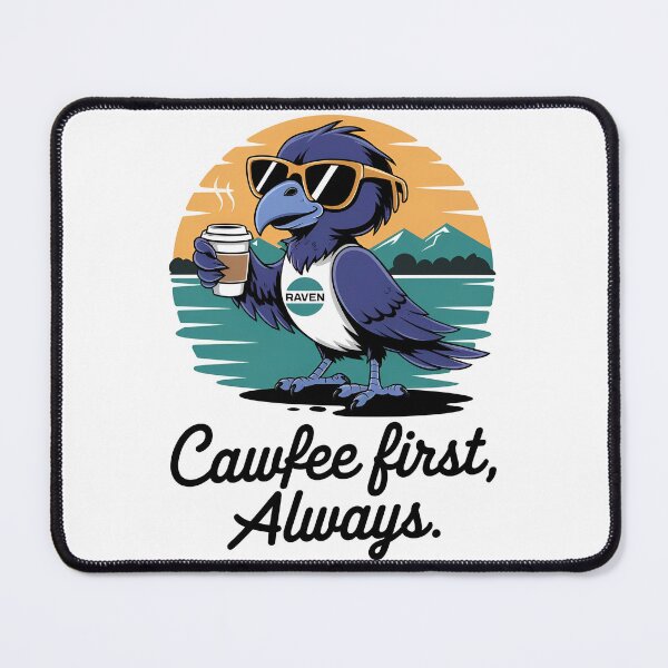 Item preview, Cawfee first, always designed and sold by SRXTees.