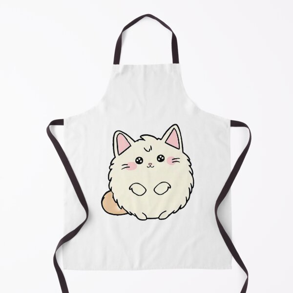Item preview, Kawaii Fluffy Ragamuffin - Cute Fluffy Cat designed and sold by CuteAndAesthetic.