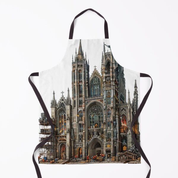 Item preview, Gothic Cathedral Under Construction designed and sold by jgvisualarts.