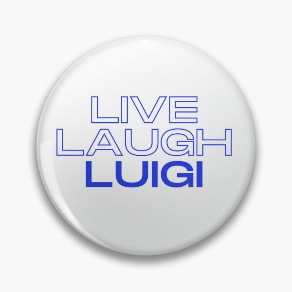 Item preview, Live Laugh "Love" Luigi Meme designed and sold by werecooked.