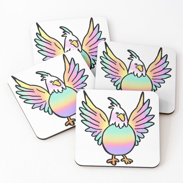 Item preview, Kawaii Phoenix - Adorable Mythical Bird designed and sold by CuteAndAesthetic.