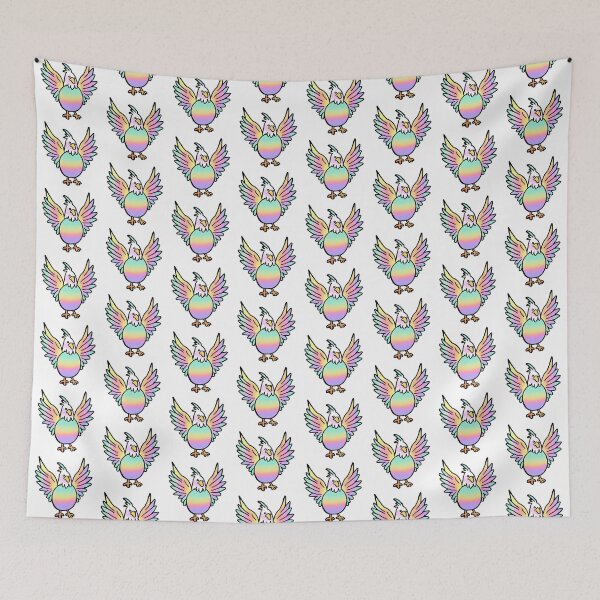 Item preview, Kawaii Phoenix - Adorable Mythical Bird designed and sold by CuteAndAesthetic.