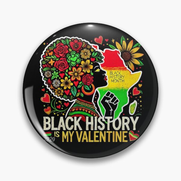 Item preview, Black History Month Is My Valentine Women, Men designed and sold by SztylishDesigns.