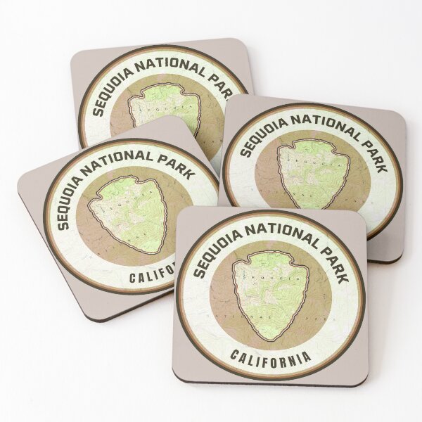 Item preview, Souvenir Map - Sequoia National Park designed and sold by Willz Designz.