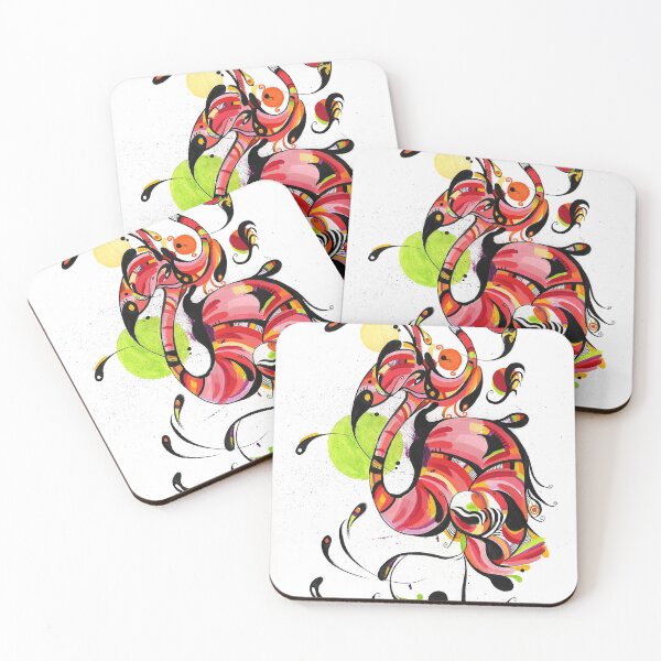 Item preview, Flamingo sunset painting  designed and sold by Paintbase.