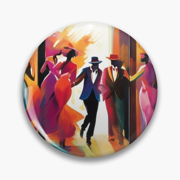 Item preview,  Dancing at a Vibrant Evening Gala designed and sold by KilianSzmid.