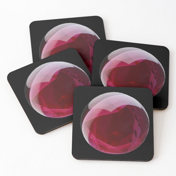 Item preview, Retro glass stone mineral 3D art  designed and sold by MovieSetStories.