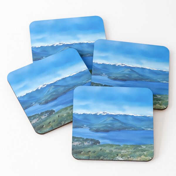 Item preview, Spring Olympic Mountains (Watercolor) designed and sold by flyscenicair.