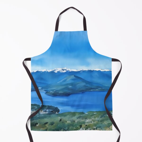 Item preview, Spring Olympic Mountains (Watercolor) designed and sold by flyscenicair.