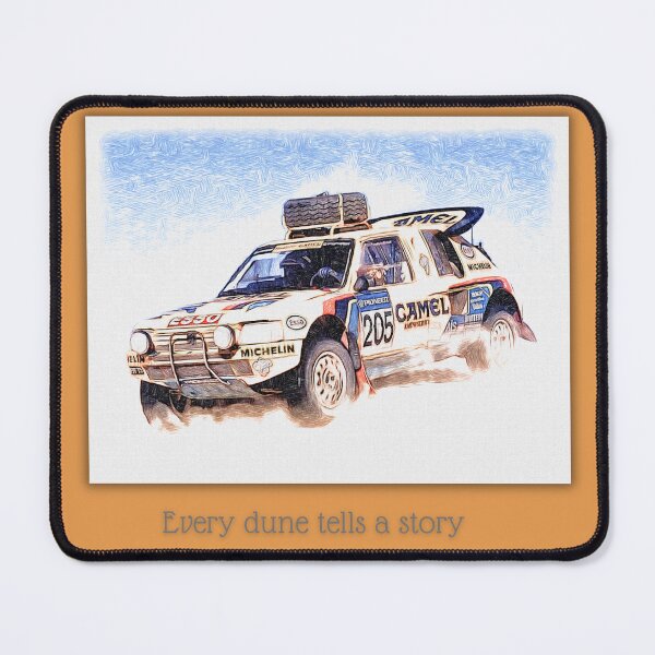 Item preview, Every Dune Tells a Story | Peugeot 205 T16 Paris Dakar designed and sold by TeeFuel.