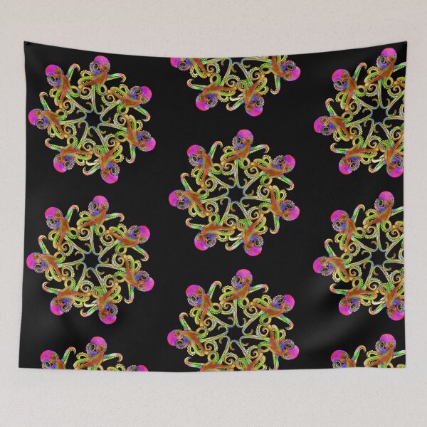 Item preview, Octopus Mandala designed and sold by Magdalena Borkowska.