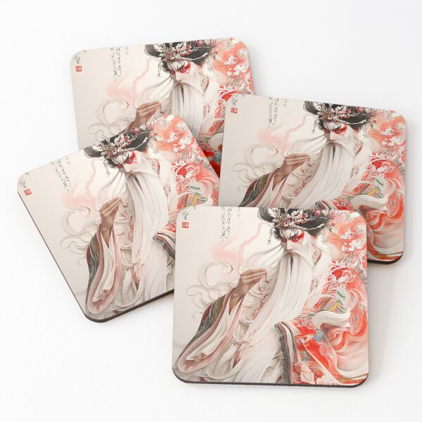 Item preview, Elegant Traditional Character with Dramatic Makeup Art designed and sold by Artessie.