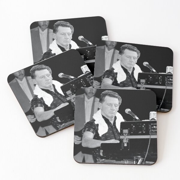 Item preview, Jerry Lee Lewis - BW Photograph designed and sold by ConcertImages.