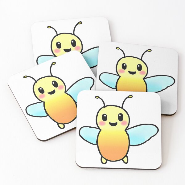 Aperçu de l'œuvre Luciole lumineuse Kawaii - Adorable insecte lumineux créée et vendue par CuteAndAesthetic.