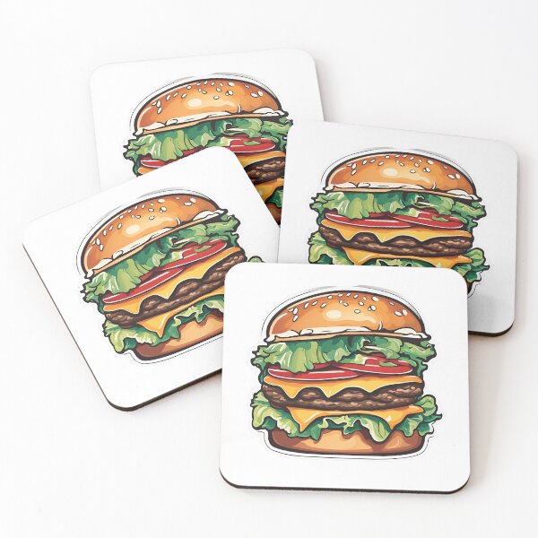 Item preview, Burger Paradise – A Graphic Tribute to Burger Lovers, funny, gigfts, girl, you,  designed and sold by Ewelina  Niemiec.