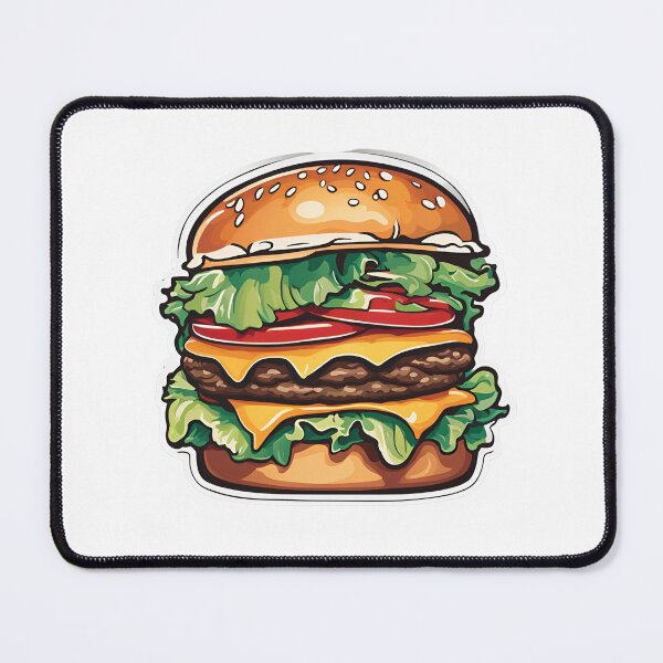 Item preview, Burger Paradise – A Graphic Tribute to Burger Lovers, funny, gigfts, girl, you,  designed and sold by Ewelina  Niemiec.