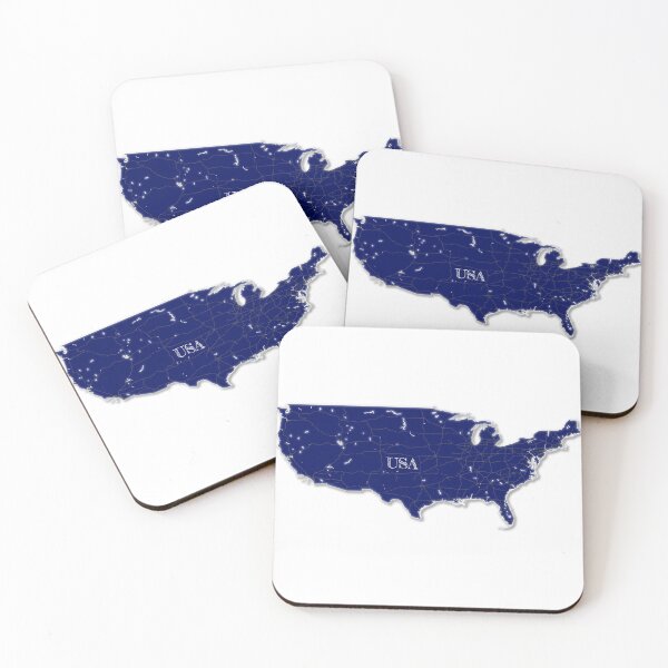 Item preview, Continental United States Interstates [Navy] designed and sold by PhilbonianDezin.