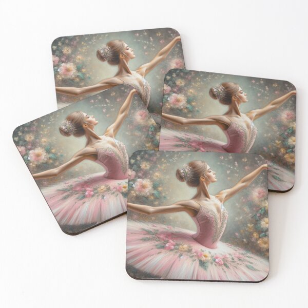 Item preview, ballerina wearing a light pink dress 03 designed and sold by RayanneArt.