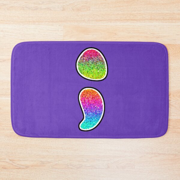 Item preview, Rainbow Crystalized Semicolon designed and sold by cr33pyki77y.