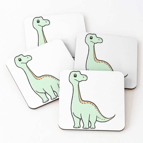 Item preview, Kawaii Brachiosaurus - Cute Dinosaur designed and sold by CuteAndAesthetic.