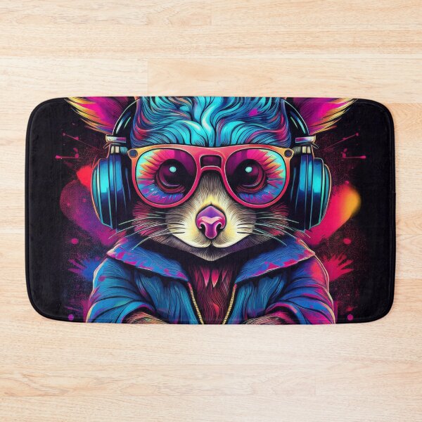 Item preview, Graffiti possum in Headphones and Shades designed and sold by Boxing Kangaroo Retail Company.