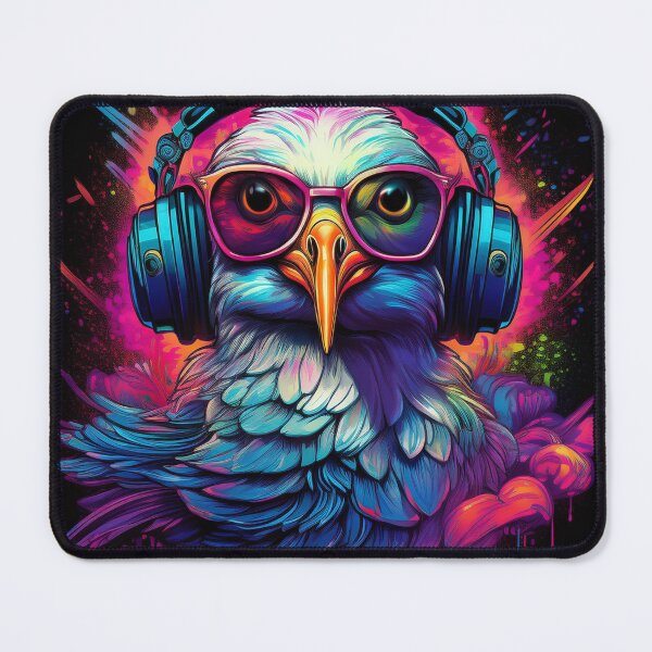 Item preview, Graffiti Seagull in Headphones and Shades designed and sold by Boxing Kangaroo Retail Company.