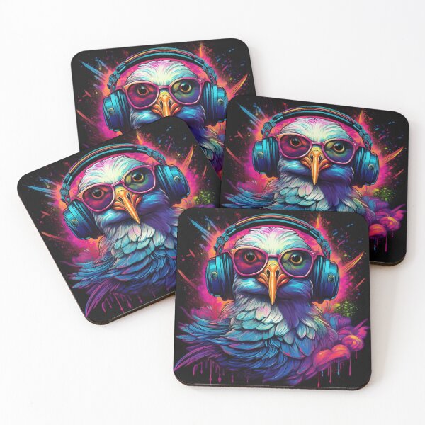 Item preview, Graffiti Seagull in Headphones and Shades designed and sold by Boxing Kangaroo Retail Company.