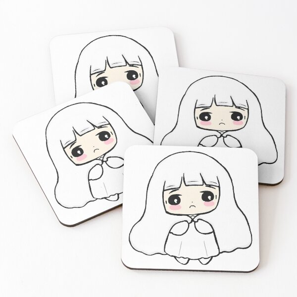 Item preview, Scared Anime Ghost Girl - Adorable Spooky designed and sold by CuteAndAesthetic.