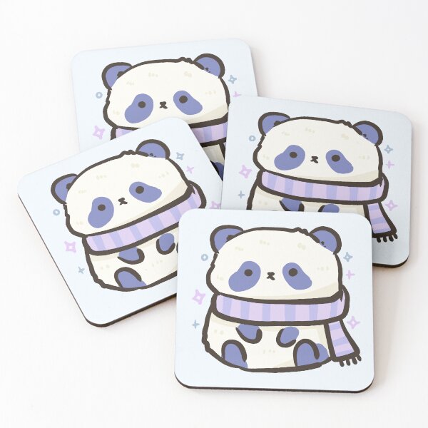 Item preview, Cute Panda Wearing Scarf designed and sold by Mayarart.