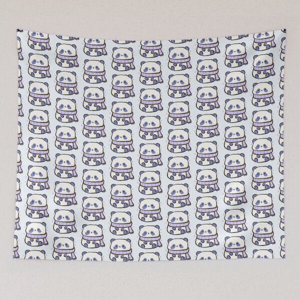Item preview, Cute Panda Wearing Scarf designed and sold by Mayarart.