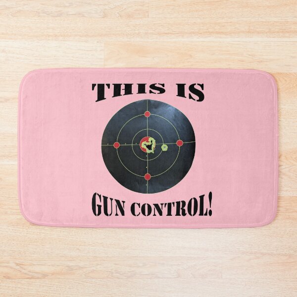 Item preview, This is Gun Control, Pink background/Black Letters designed and sold by DeeDeee1970.