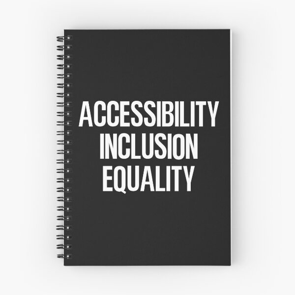 Item preview, Accessibility Inclusion Equality designed and sold by HowToCanadian.