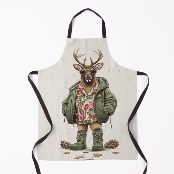 Item preview, moose in a Hawaiian shirt designed and sold by posterwerk.