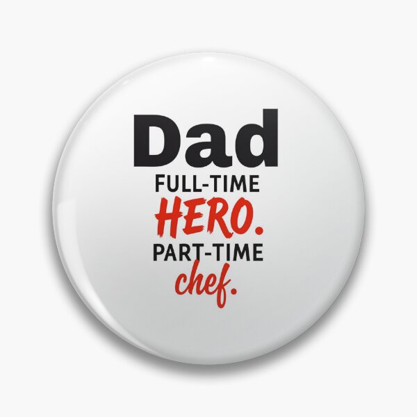 Item preview, Dad T-Shirt – Full-Time Hero, Part-Time Chef – Funny Father’s Day Gift designed and sold by thenewking.