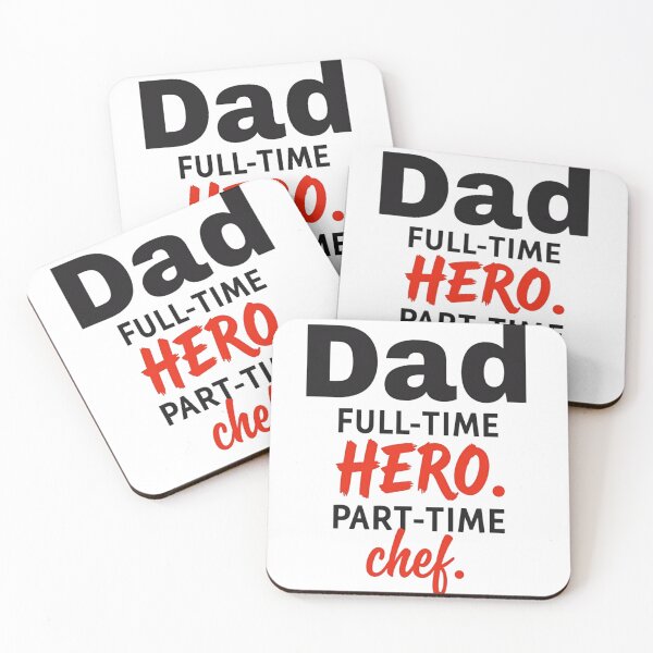 Item preview, Dad T-Shirt – Full-Time Hero, Part-Time Chef – Funny Father’s Day Gift designed and sold by thenewking.