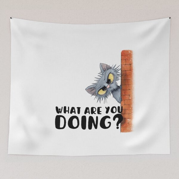 Item preview, What are you doing? designed and sold by alies-art.
