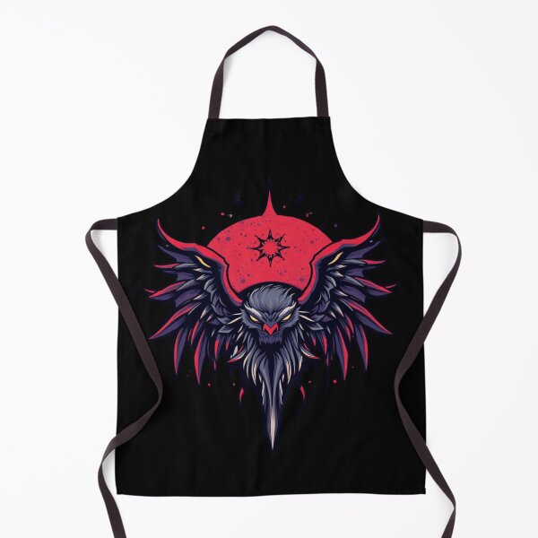 Item preview, Dark Winged Creature with Red Moon designed and sold by hallwell.