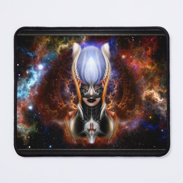 Item preview, The Arzookian Princess Of Nebulous Four Fractal Design Art Portrait by Xzendor7 designed and sold by Xzendor7 Digital Art Creations.