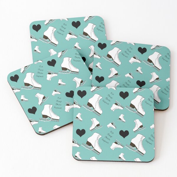 Item preview, Eat, Sleep, Skate Repeat- Teal designed and sold by Purposely Designed.