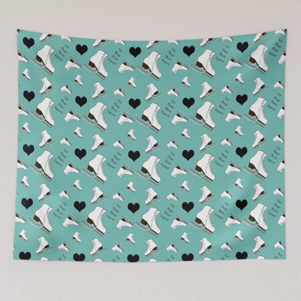 Item preview, Eat, Sleep, Skate Repeat- Teal designed and sold by Purposely Designed.