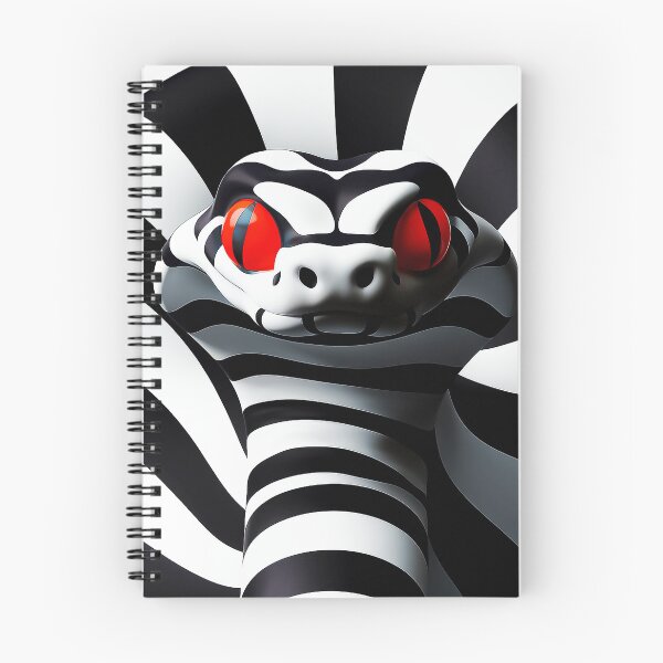 Item preview, Hypnotic Snake Gaze Striking Black and White Illusion designed and sold by Amanda's Factory.