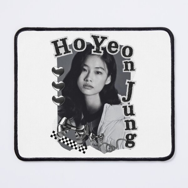 Item preview, HoYeon Jung Korean Actress Black and White Collage Design designed and sold by AJUNICE STUDIO.
