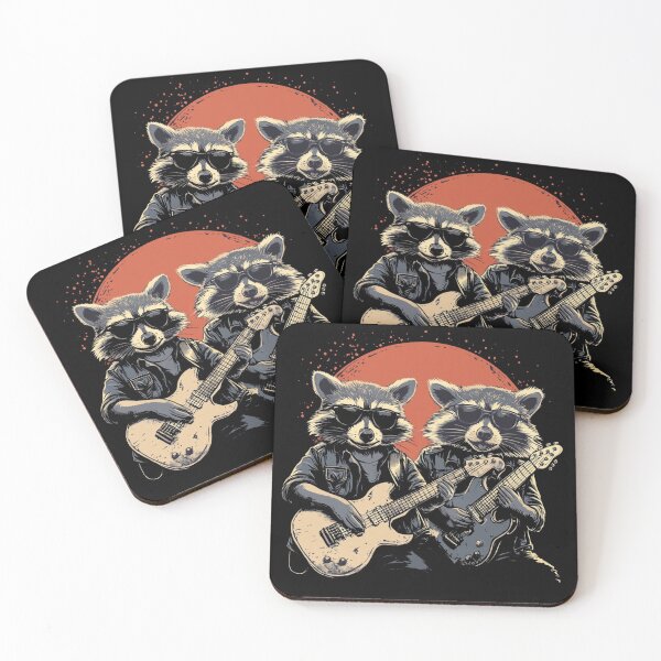 Item preview, Rocky's Raccoon Band Nice Evening designed and sold by MOONE FLOWER.