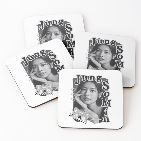 Item preview, Jung So-min Korean Actress Black and White Collage Design designed and sold by AJUNICE STUDIO.