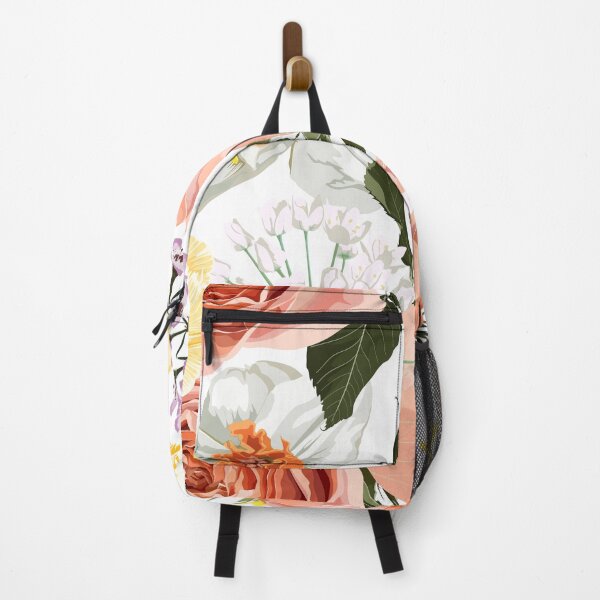 Vista previa del artículo con la obra «Narciso, rosas cremosas, flores y hojas primaverales.», diseñado y vendido por MatyKotiv.