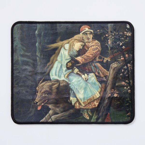 Item preview, Ivan Tsarevich riding the Gray Wolf - Viktor Vasnetsov designed and sold by forgottenbeauty.