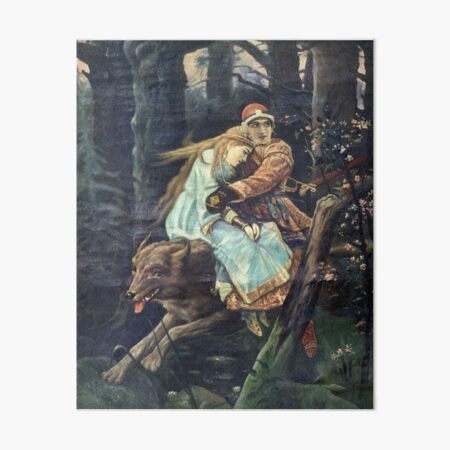 Ivan Tsarevich Riding the Grey Wolf Viktor Vasnetsov
