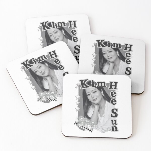 Item preview, Kim Hee-sun Korean Actress Black and White Collage Design designed and sold by AJUNICE STUDIO.