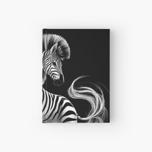 Item preview, Dynamic Zebra Illustration | Artistic Monochrome Wildlife Art designed and sold by WildStroke.